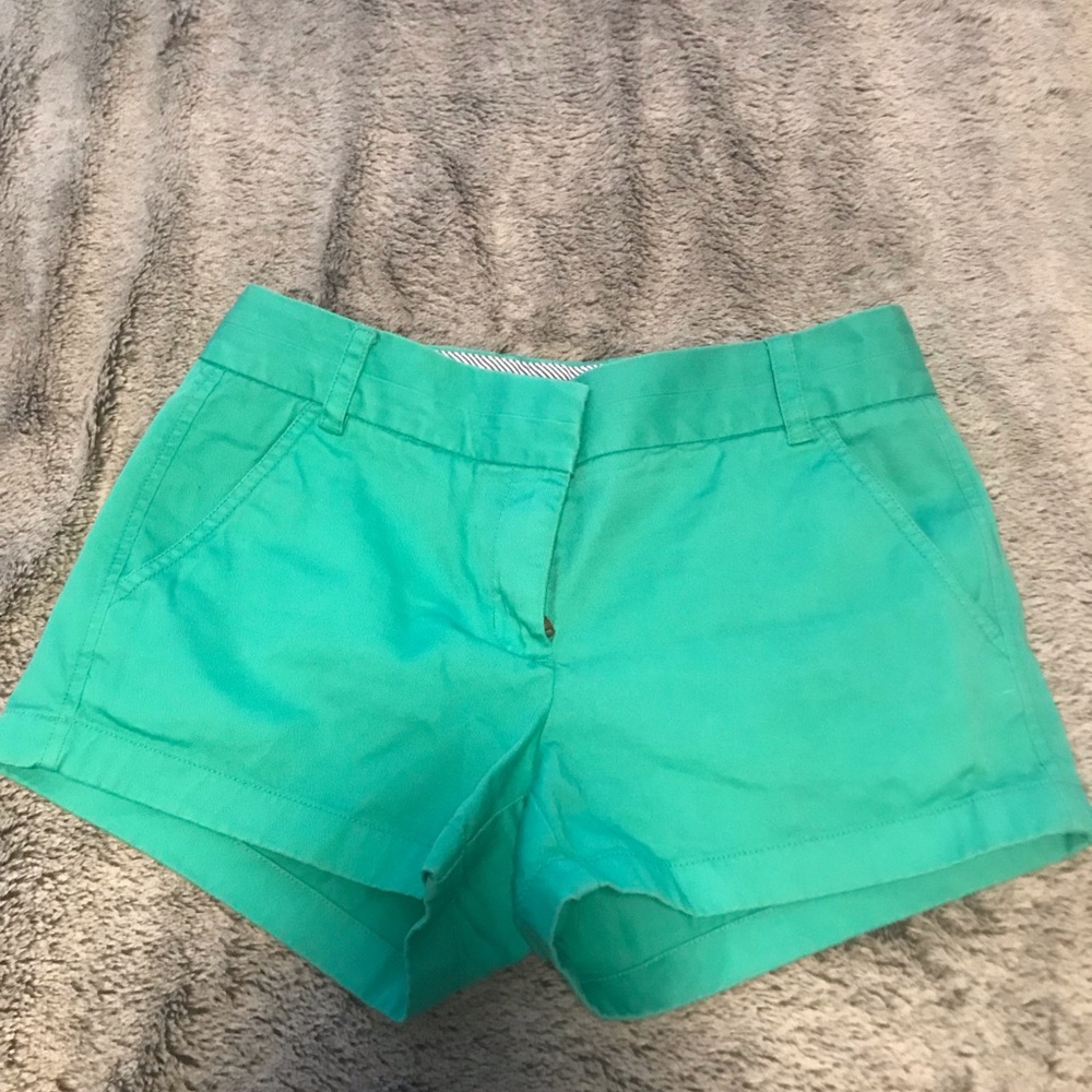 Sea foam chino shorts